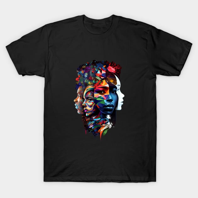 We are all human T-Shirt by loucaski